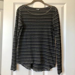 Splendid Striped Blue/Gray Top